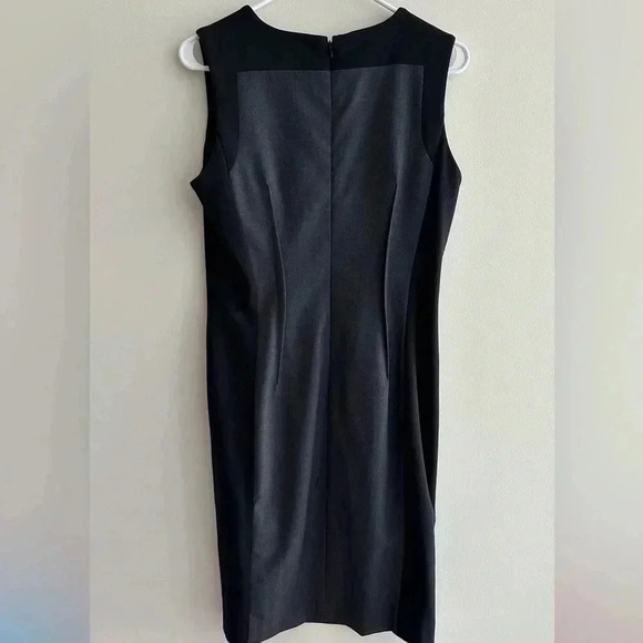 Calvin Klein Color Block Knee Length Professional Sheath Dress, Size 8 - Picture 11 of 15
